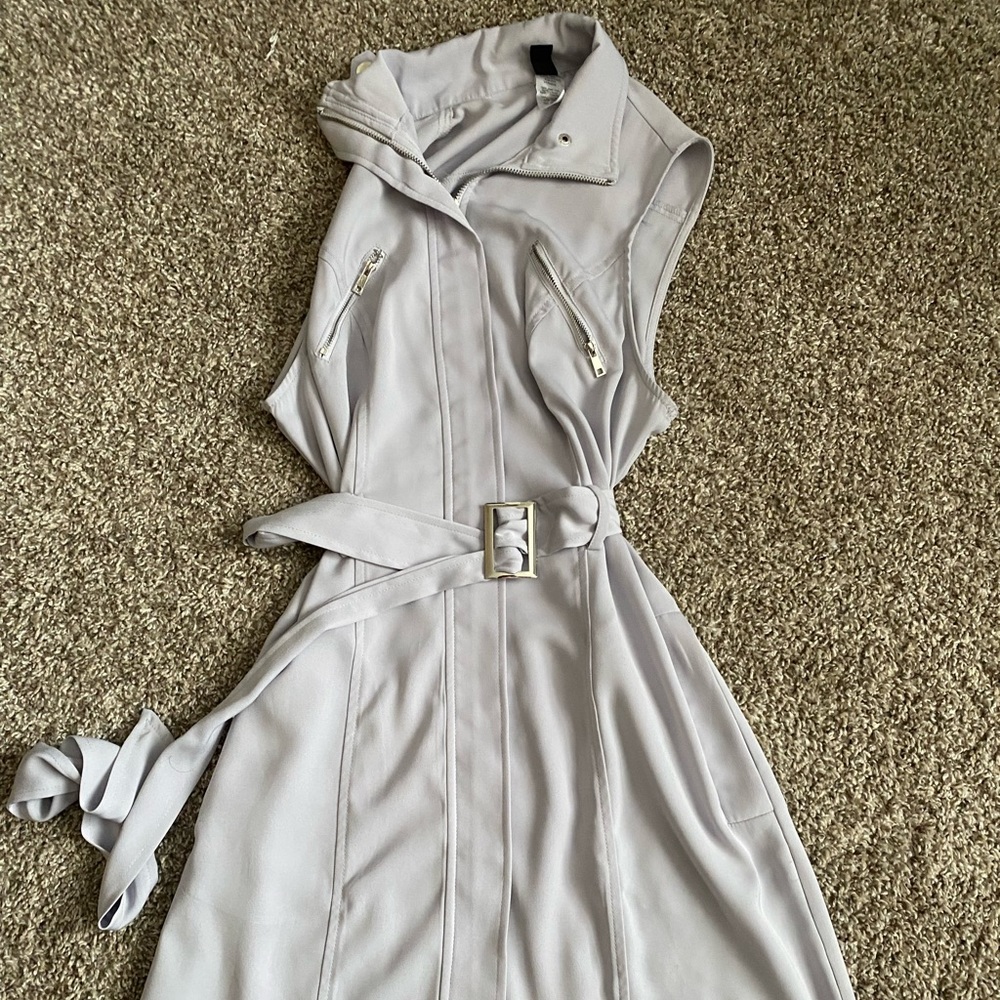 Professional belted dress
